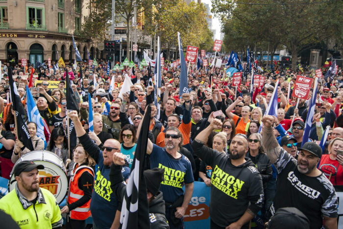 CFMEU Rally