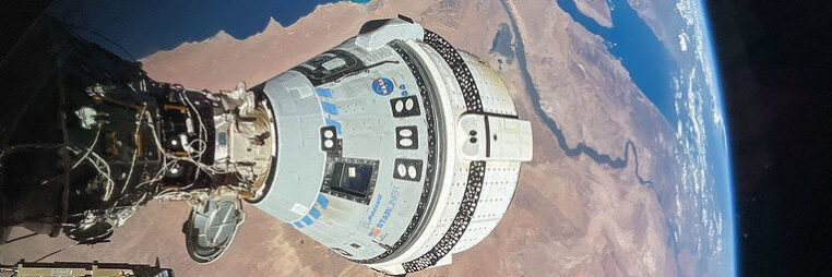 Boeing's Starliner spacecraft docked