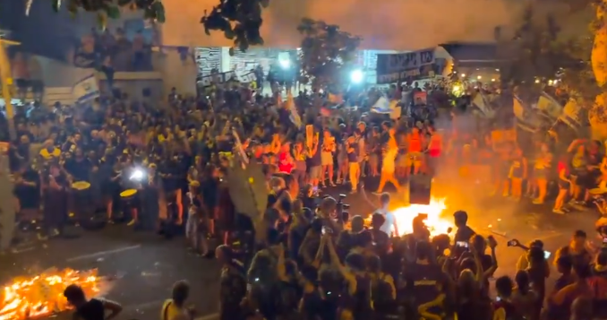 protests in Tel Aviv