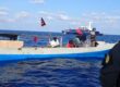 ABG MBC ifive fishers on a vessel at Ashmore Island north of Broome, WA