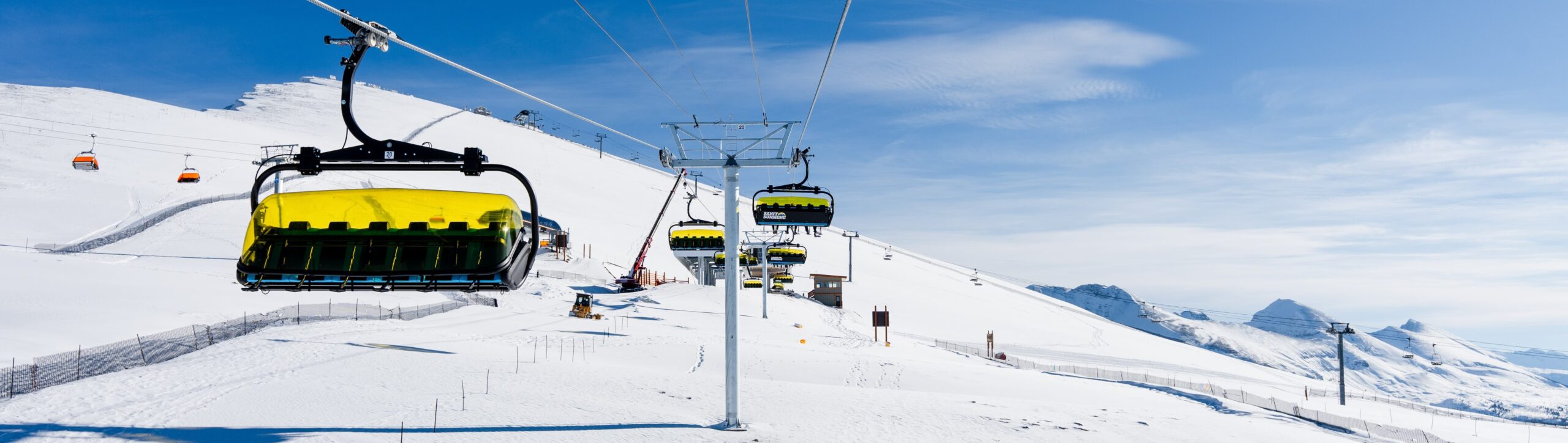 The new heated chair lifts have begun operating at Banff. Picture: supplied