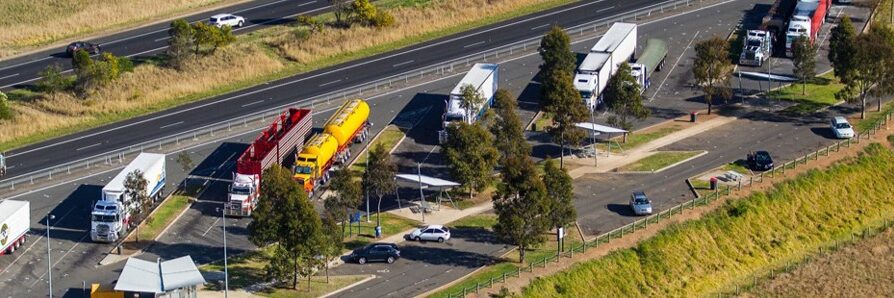 truck rest stop