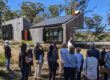 An example of an off-grid house with bushfire and snow resilience. Photo: Lachlan Kain/Australian Architecture Association