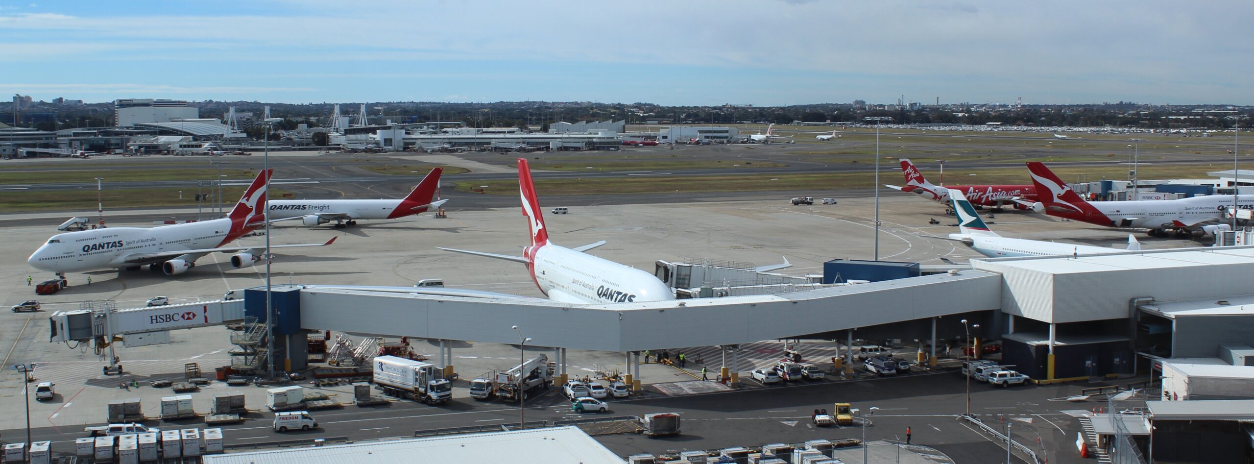 File photo of Qantas aircraft at Sydney Airport.