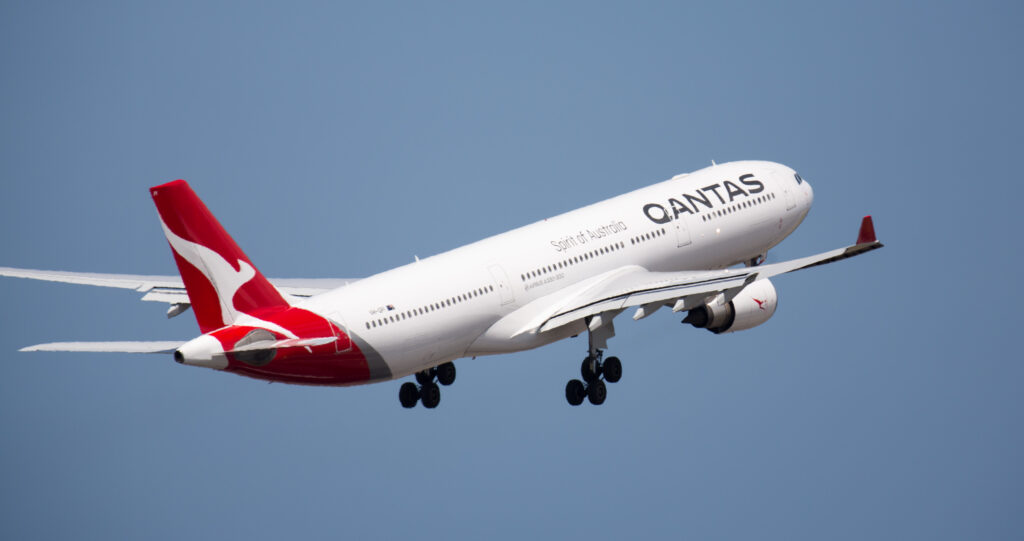 The Airbus A330 that will be used on both of the new routes. It can carry 251 passengers. Photo: Qantas