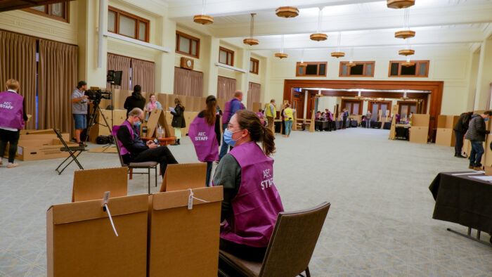 AEC staff will be on hand to help and deserve your respect. Photo: AEC