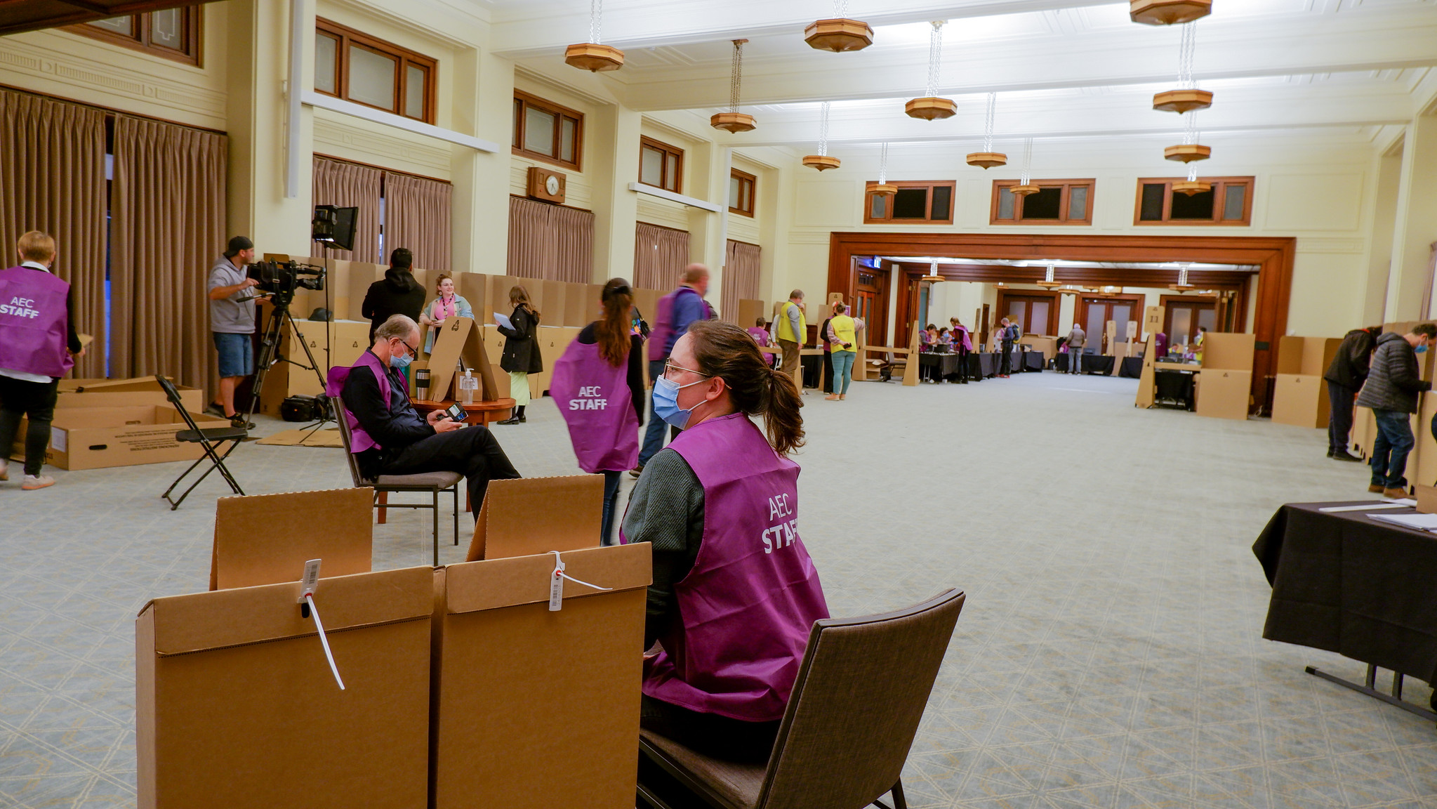 AEC staff will be on hand to help and deserve your respect. Photo: AEC