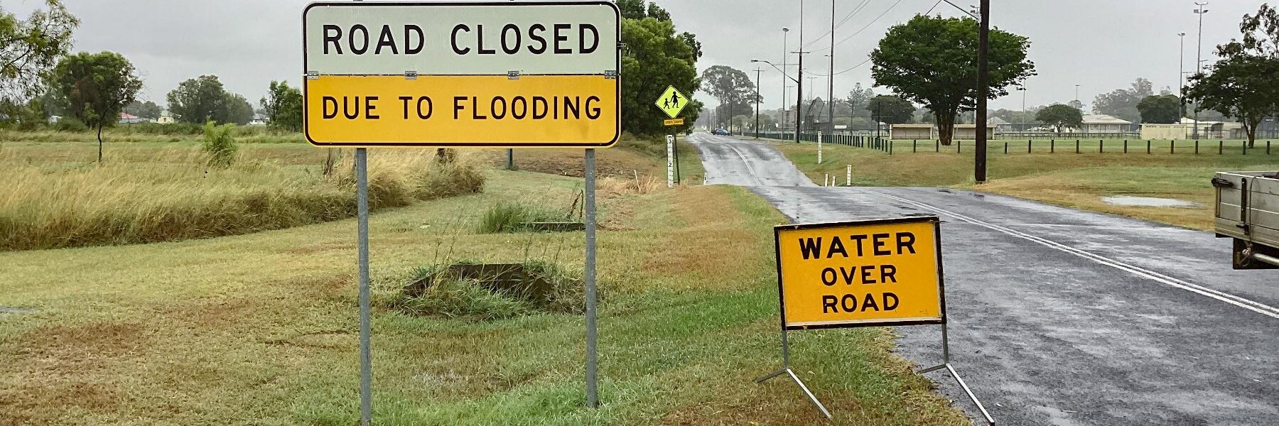 Council wants to build new storage sheds to house disaster signs at flood-prone sites. Photo: Lockyer Valley Regional Council
