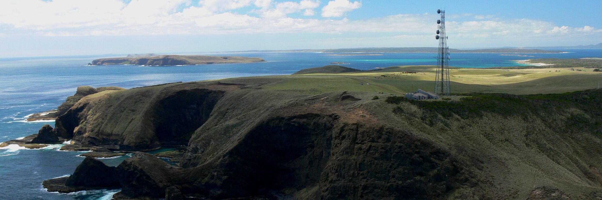 Kennaook/Cape Grim in Tasmania has some of the cleanest air in the world, and serves as an ideal location to measure changes in greenhouse gas emissions. Credit: CSIRO