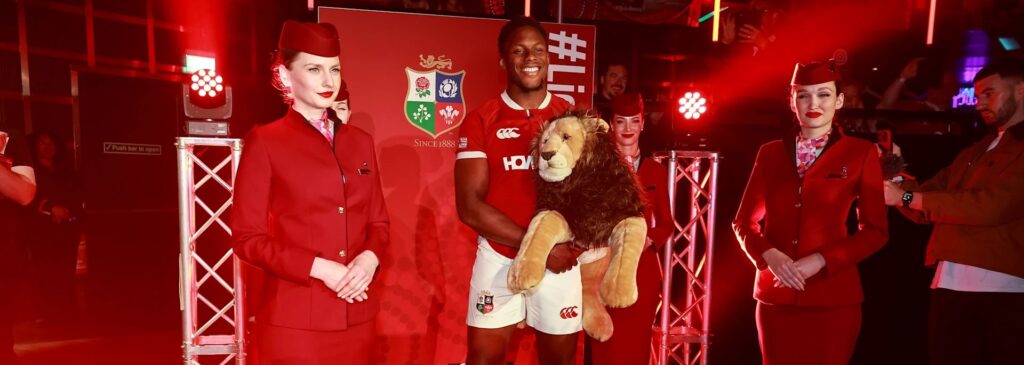 England’s Maro Itoje is unveiled as the captain at the squad’s naming ceremony. Photo: www.lionsrugby.com
