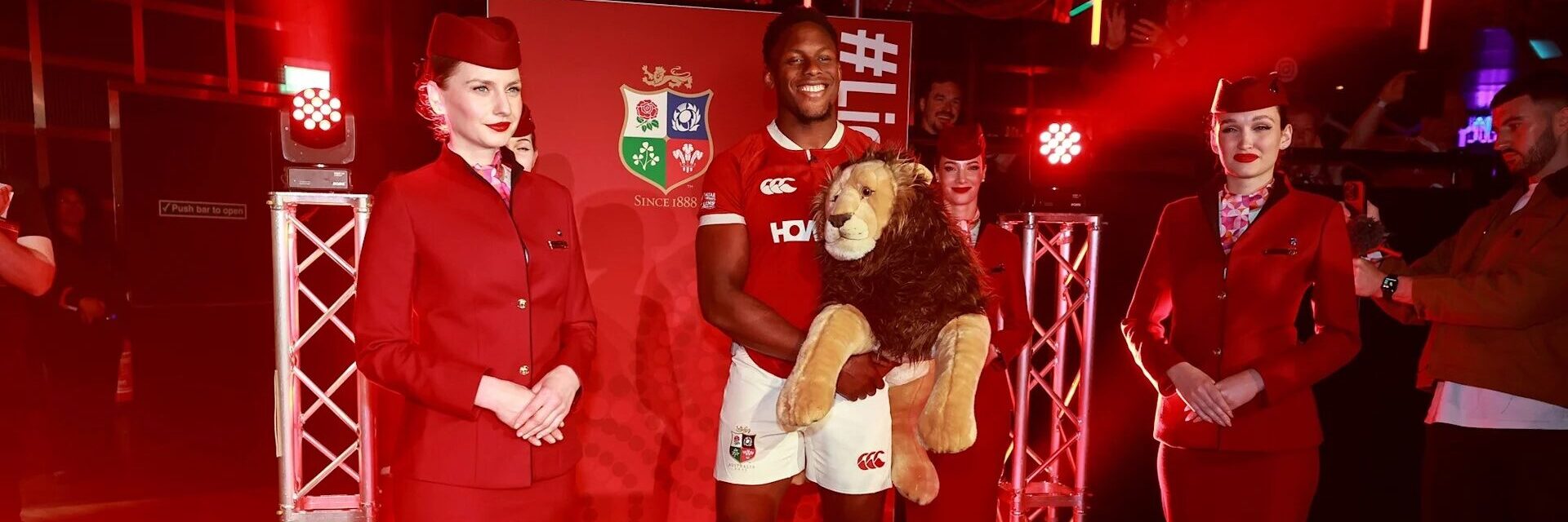 England’s Maro Itoje is unveiled as the captain at the squad’s naming ceremony. Photo: www.lionsrugby.com