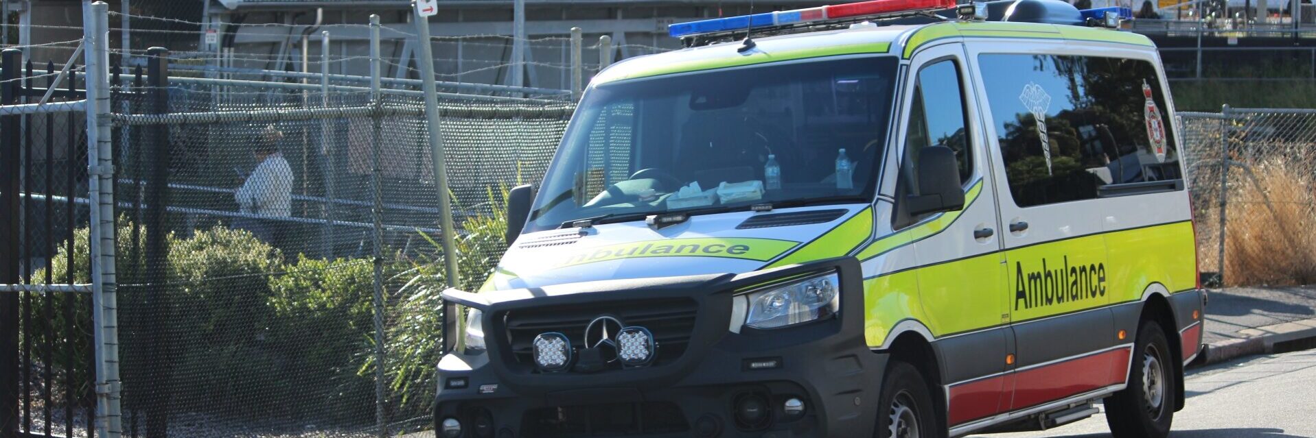 Paramedics were called to the Bowen Hill station this morning (Wednesday, May 7, 2025) to treat an injured commuter. Photo: ANDREW KACIMAIWAI
