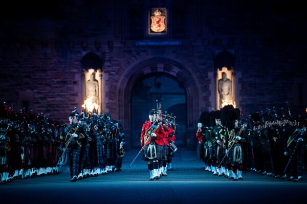 At the Edinburgh Royal Military Tattoo in Scotland. Photo: supplied