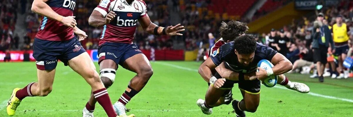 CAPTION Queensland conceded a vital top four spot with their loss to the Hurricanes. Photo: Super Rugby Pacific
