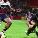 CAPTION Queensland conceded a vital top four spot with their loss to the Hurricanes. Photo: Super Rugby Pacific