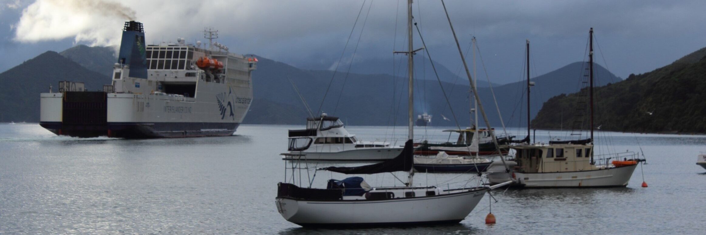 An Interislander ferry departs Picton on its way to Wellington. File photo courtesy ANDREW KACIMAIWAI