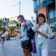 The wrong posture while reading phones will lead to tech neck, says the Australian Chiropractors Association. Photo supplied