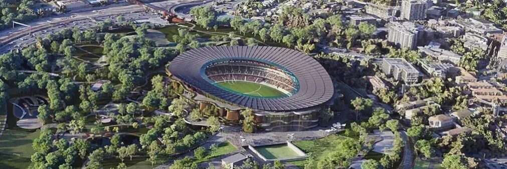 The proposed stadium at Brisbane's Victoria Park. Photo: Qld Government
