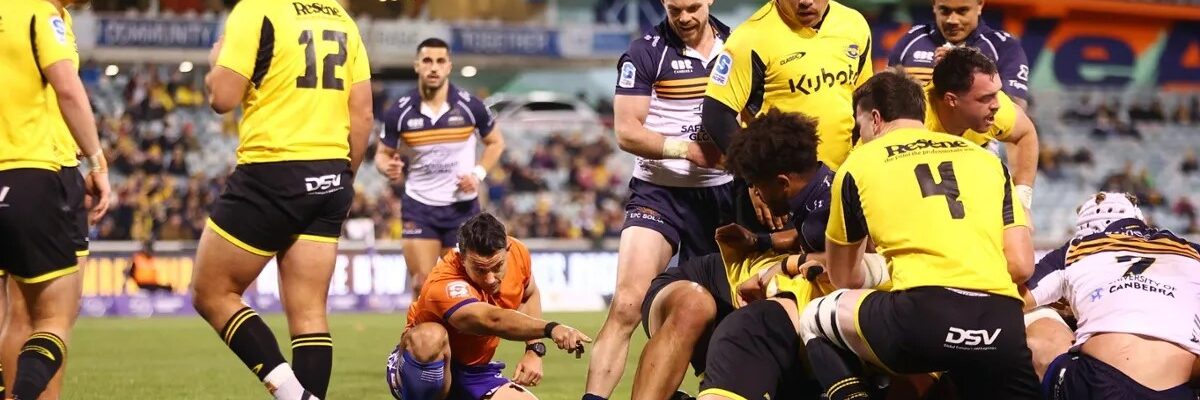 The ACT Brumbies are through to the 2025 semi-finals. Photo: Super Rugby Pacific