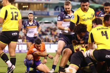 The ACT Brumbies are through to the 2025 semi-finals. Photo: Super Rugby Pacific