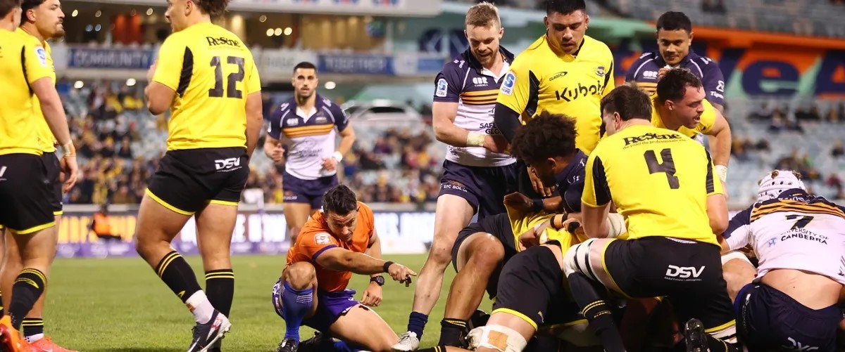 The ACT Brumbies are through to the 2025 semi-finals. Photo: Super Rugby Pacific
