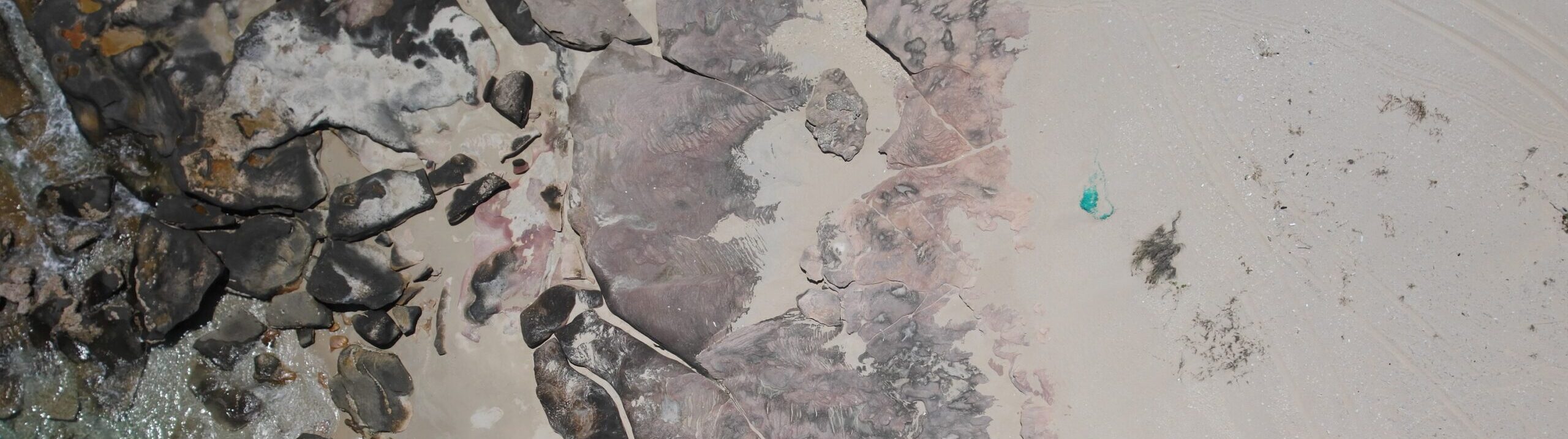 A ghost net in Grooyte Eylandt … so far, 72 such nets have been detected with the technology. Picture: SUPPLIED