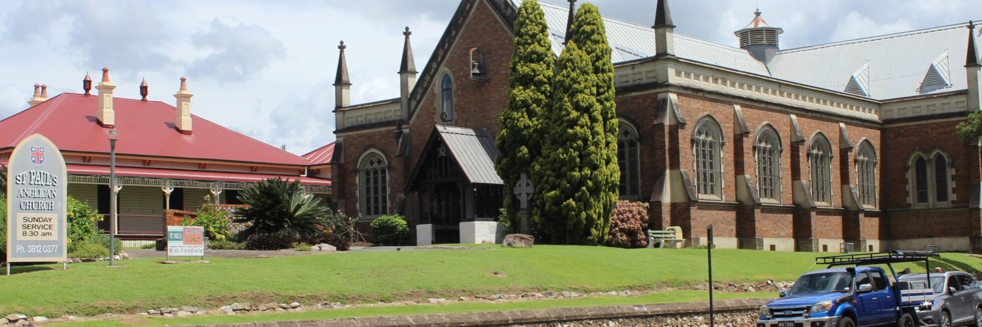 The Anglican church at the top of the Ipswich CBD. Photo: ANDREW KACIMAIWAI