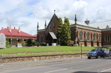 The Anglican church at the top of the Ipswich CBD. Photo: ANDREW KACIMAIWAI