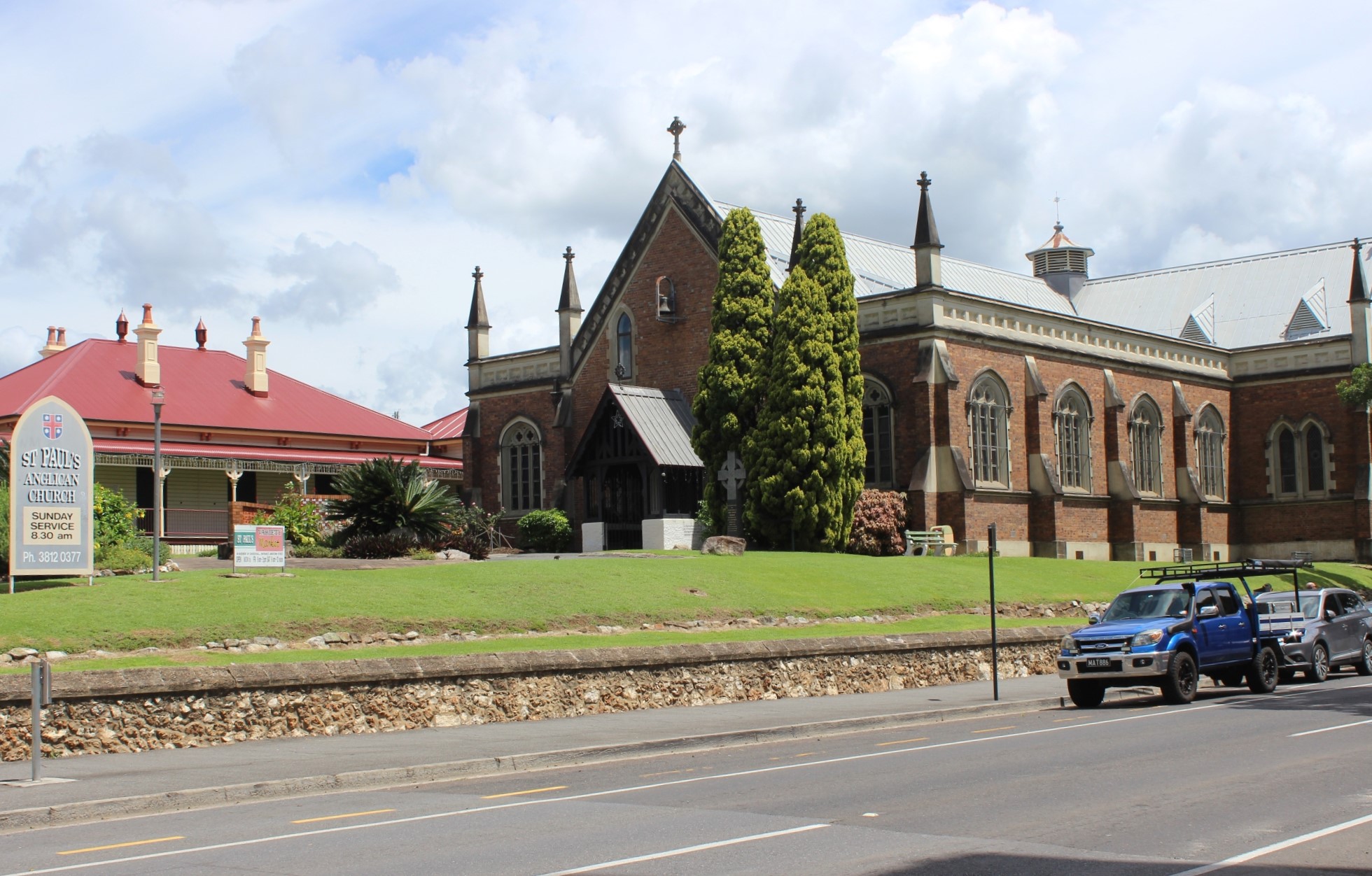 The Anglican church at the top of the Ipswich CBD. Photo: ANDREW KACIMAIWAI