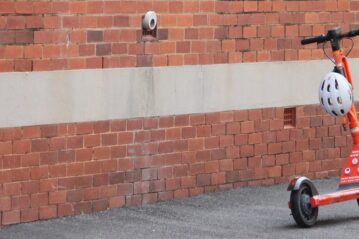E-scooter at Teneriffe, Brisbane. Photo: ANDREW KACIMAIWAI