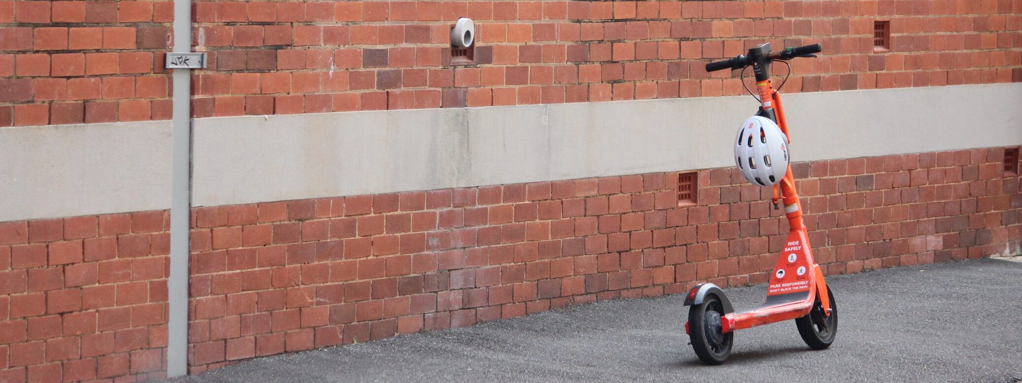 E-scooter at Teneriffe, Brisbane. Photo: ANDREW KACIMAIWAI