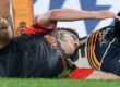 Chiefs playmaker Damien Mackenzie prevents Brumbies winger Tom Wright from scoring a try on Saturday. Photo: Super Rugby Pacific