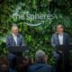 PM Anthony Albanese with AWS CEO Matt Garman at the Seatle press conference. Photo: @AlboMP/X (Twitter)