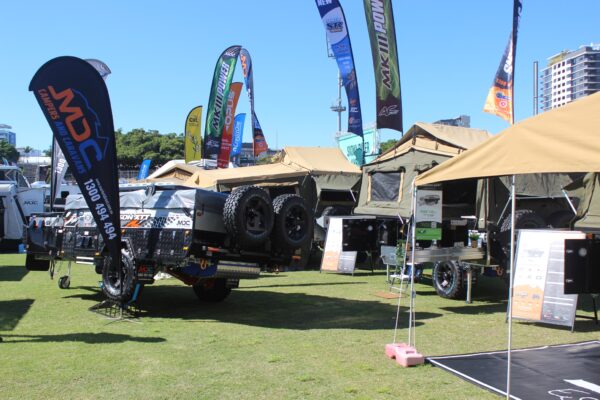 Day one of the 2025 Qld Caravan and Camping Supershow at the Brisbane Showgrounds. Photo: ANDREW KACIMAIWAI