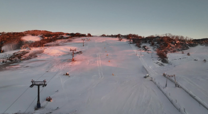 Front Valley, Perisher: The ski and ride season is returning to the NSW resort, the operators say. Photo supplied.