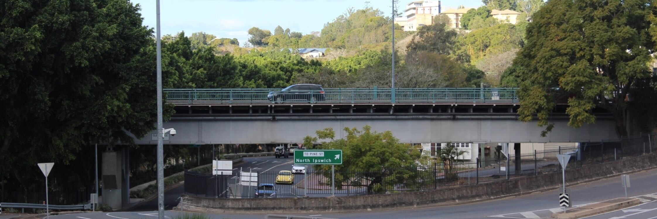 The Pine Street road bridge in central Ipswich. Photo courtesy ANDREW KACIMAIWAI