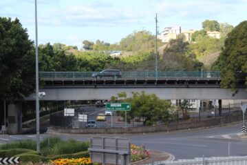 The Pine Street road bridge in central Ipswich. Photo courtesy ANDREW KACIMAIWAI