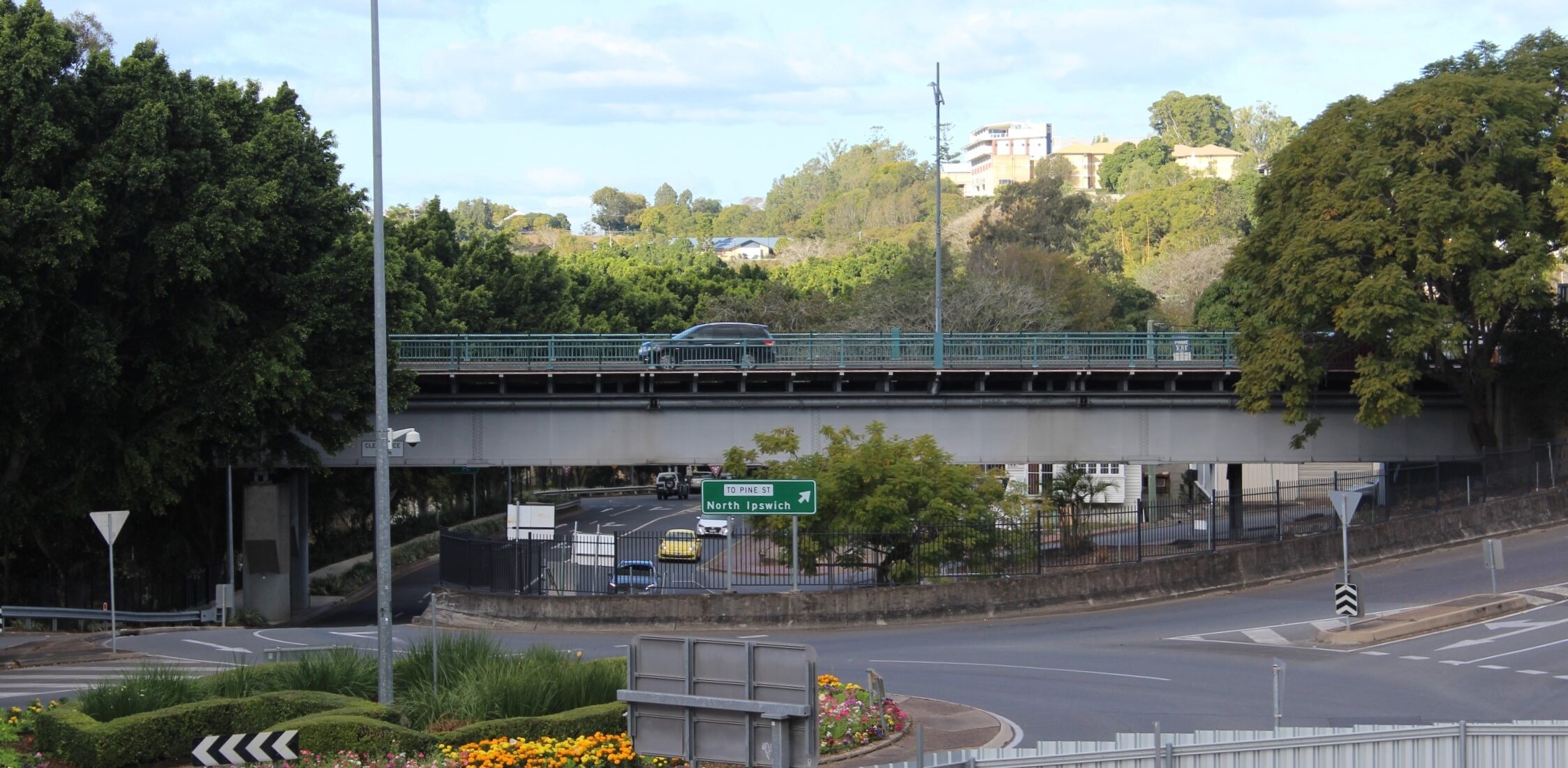 The Pine Street road bridge in central Ipswich. Photo courtesy ANDREW KACIMAIWAI