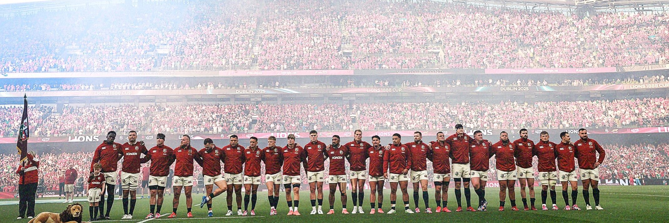The Pumas-Lions game in Dublin attracted 51,700 people; a 12-year record, the club says. Photo: @lionsofficial/X (Twitter)