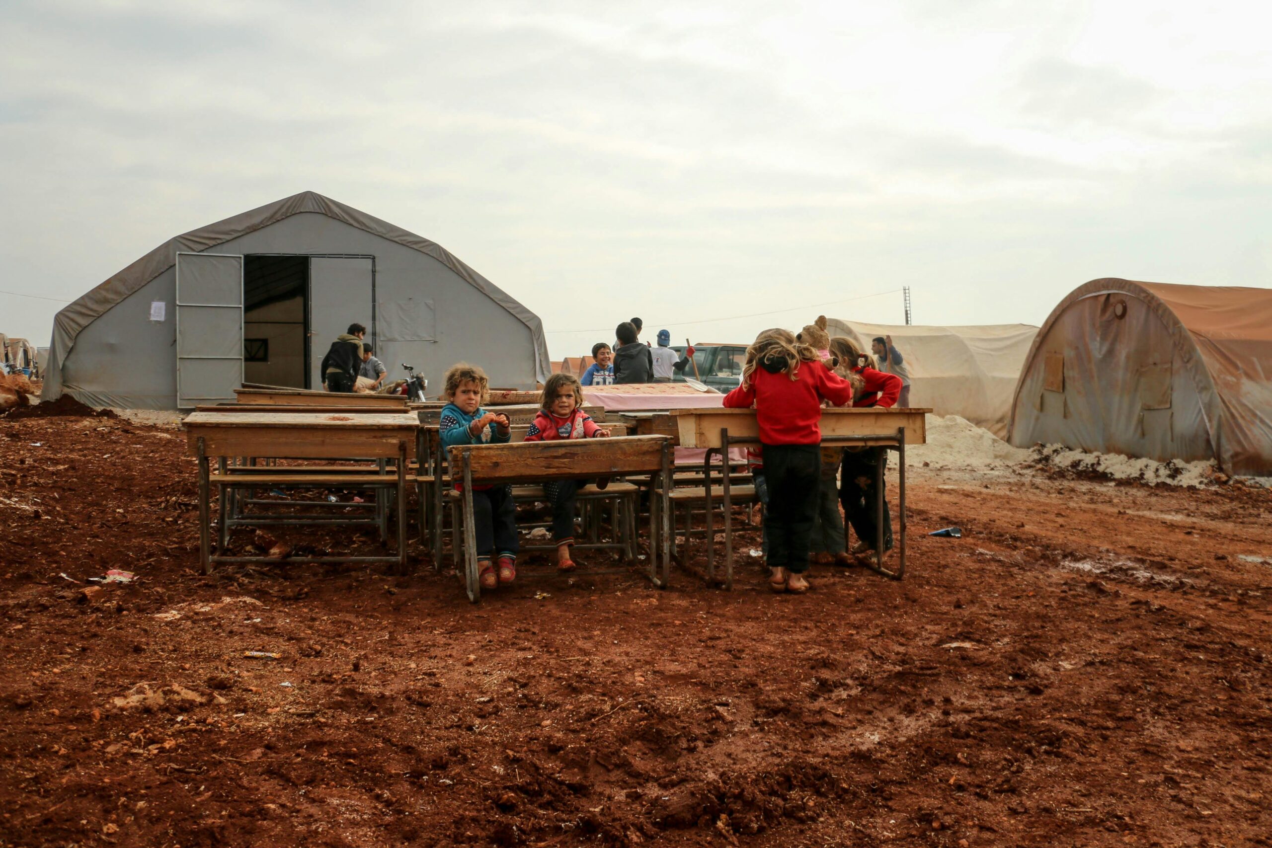 FILE ... Children in a refugee camp in Idlib, Syria, in 2019. Photo: Ahmed Akacha/ pexels.com