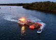 FILE: The Daisy May is refloated in the Caboolture River in September 2020. Photo: Maritime Safety Queensland