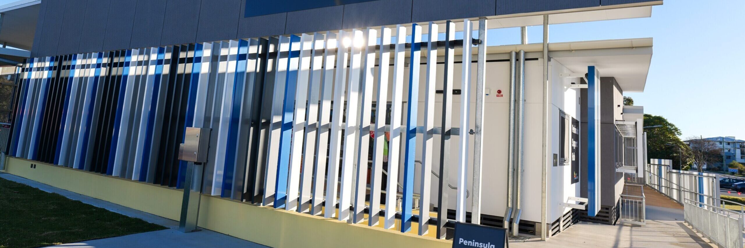 The new hub on the corner of Portwood Street and Oxley Avenue which opened its doors on Monday. Photo: supplied/MBCC