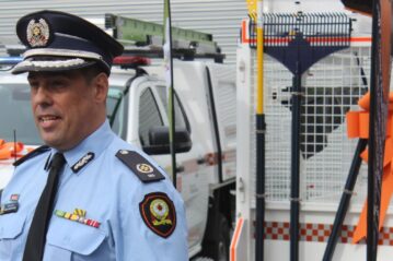 Saturday, July 2026, 2025: Hand over of $500,000 in emergency response vehicles by Moreton Bay CC and Qld SES to Moreton Bay SES at Murrumba Downs. Photo: ANDREW KACIMAIWAI