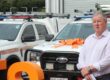 Saturday, July 2026, 2025: Hand over of $500,000 in emergency response vehicles by Moreton Bay CC and Qld SES to Moreton Bay SES at Murrumba Downs. Photo: ANDREW KACIMAIWAI