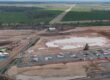 A screen capture of construction work on the Torbanlea plant in August 2024. Image: Qld Govt (TMR).
