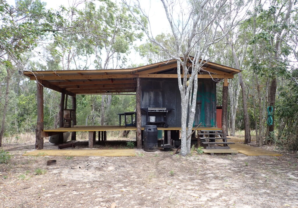 This hut was built illegally in a national park and will to be torn down. Photo: Qld Environment