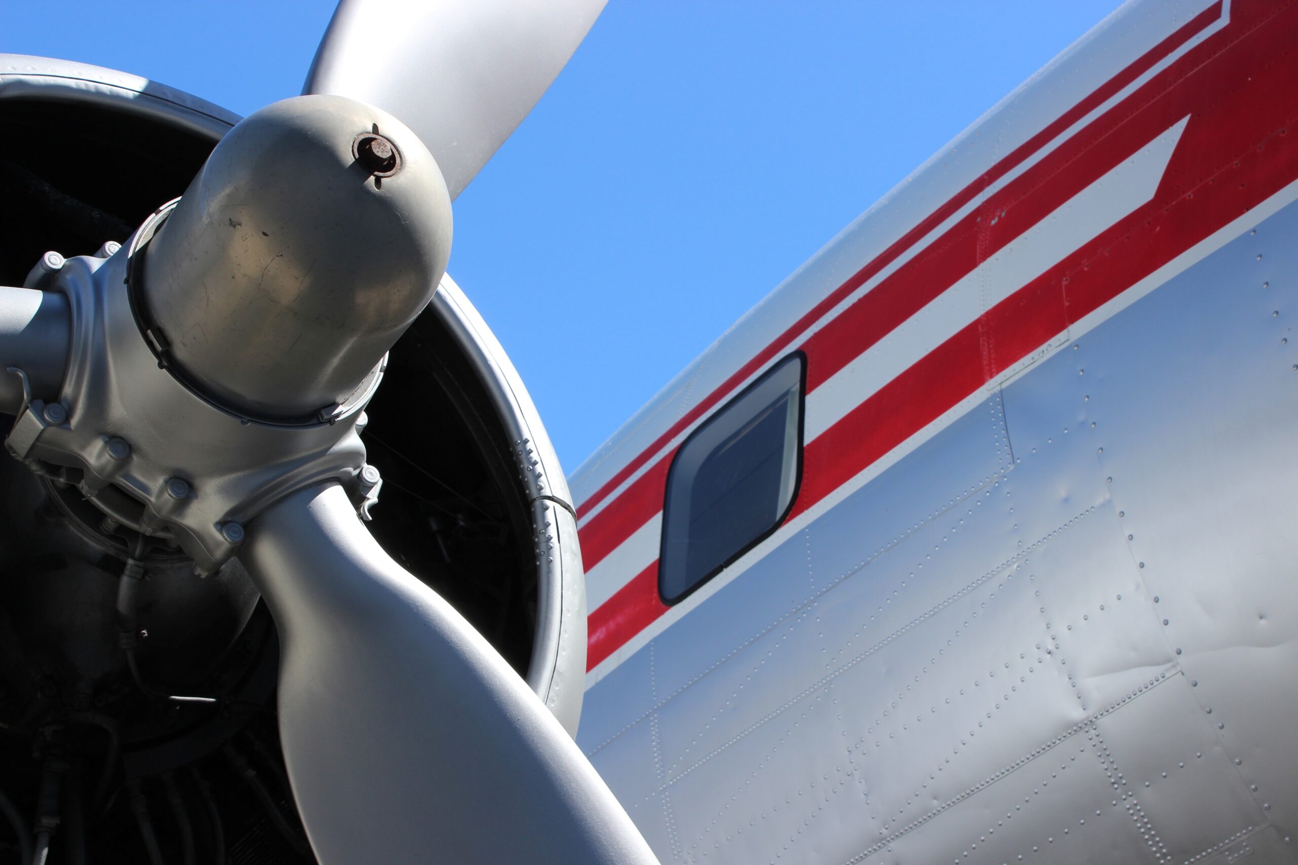 Close-up of a NAC marked DC-3 in Auckland. Photo: ANDREW KACIMAIWAI