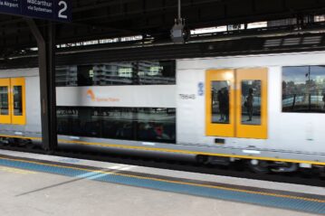 A Sydney Tangara train at Circular Quay