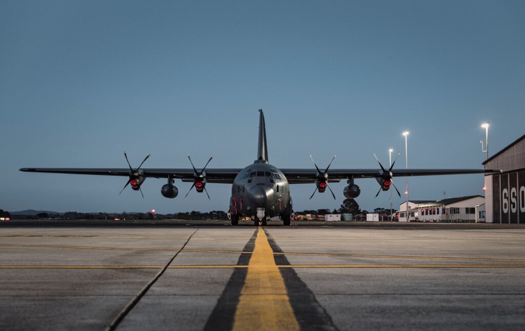A RNZAF Hercules at its base in Auckland. Photo: NZ Defence Force