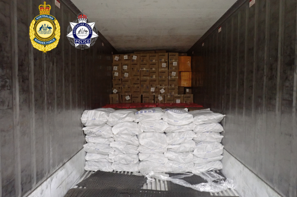 Crime gangs are piggybacking drugs in legal shipments, the AFP says. Photo: supplied by AFP/ABF